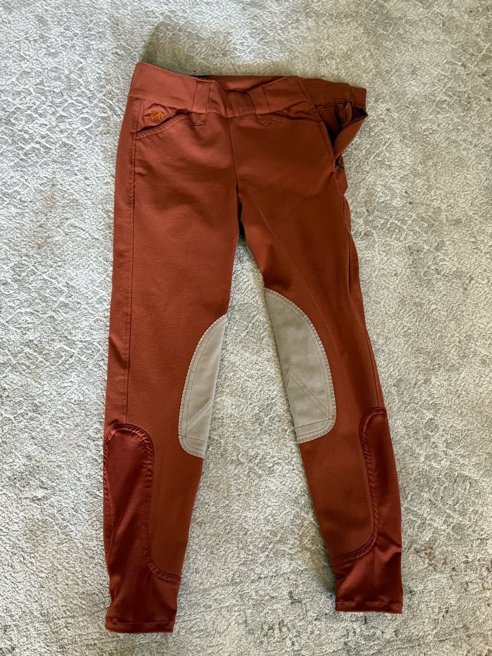 Piper Orange RidingPants breeches sz 24 - Picture 2 of 10